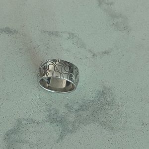 Coach Sterling ring